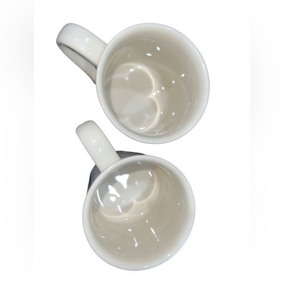 Starbucks Mugs Cup Crème With Green Logo 14 Fl Oz Set Of 2 - Picture 3 of 4